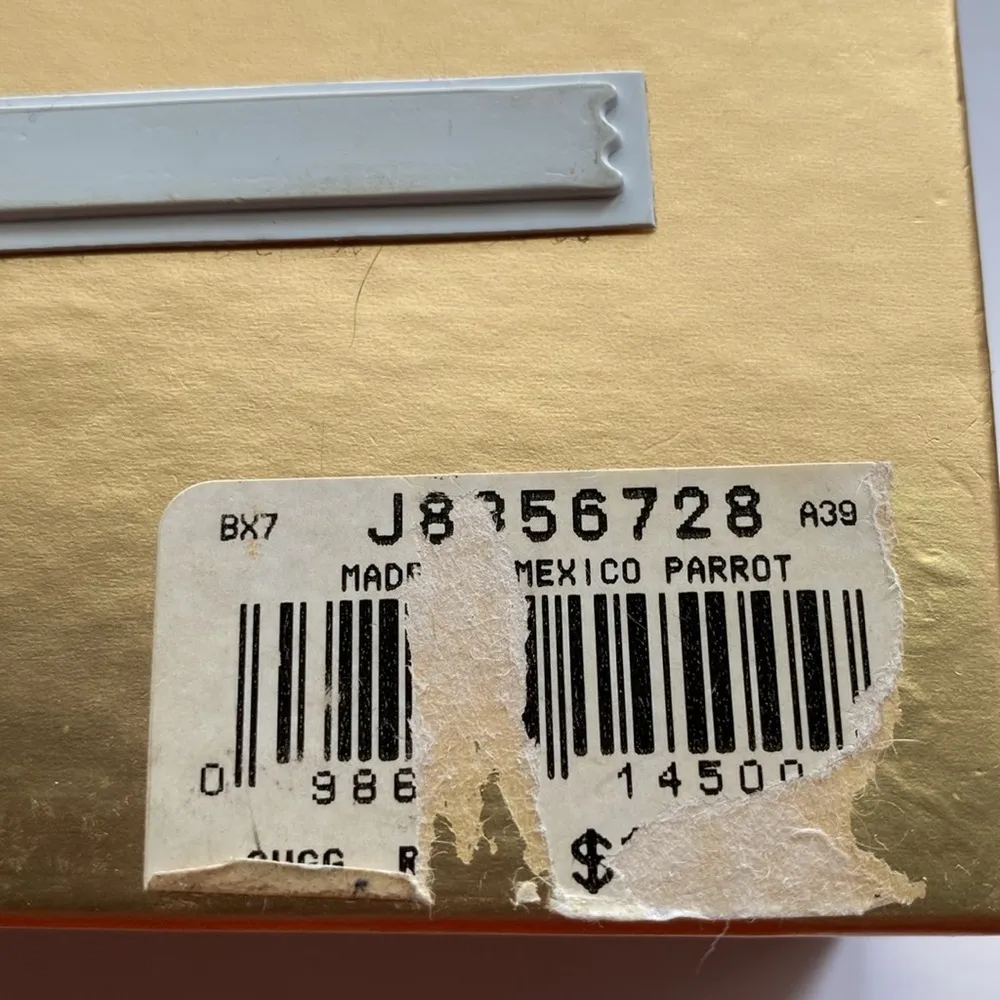 LIZ CLAIBORNE Parrot Pin Gold Tone Blue Green Enamel Tropical Bird avian jewelry - Image 10