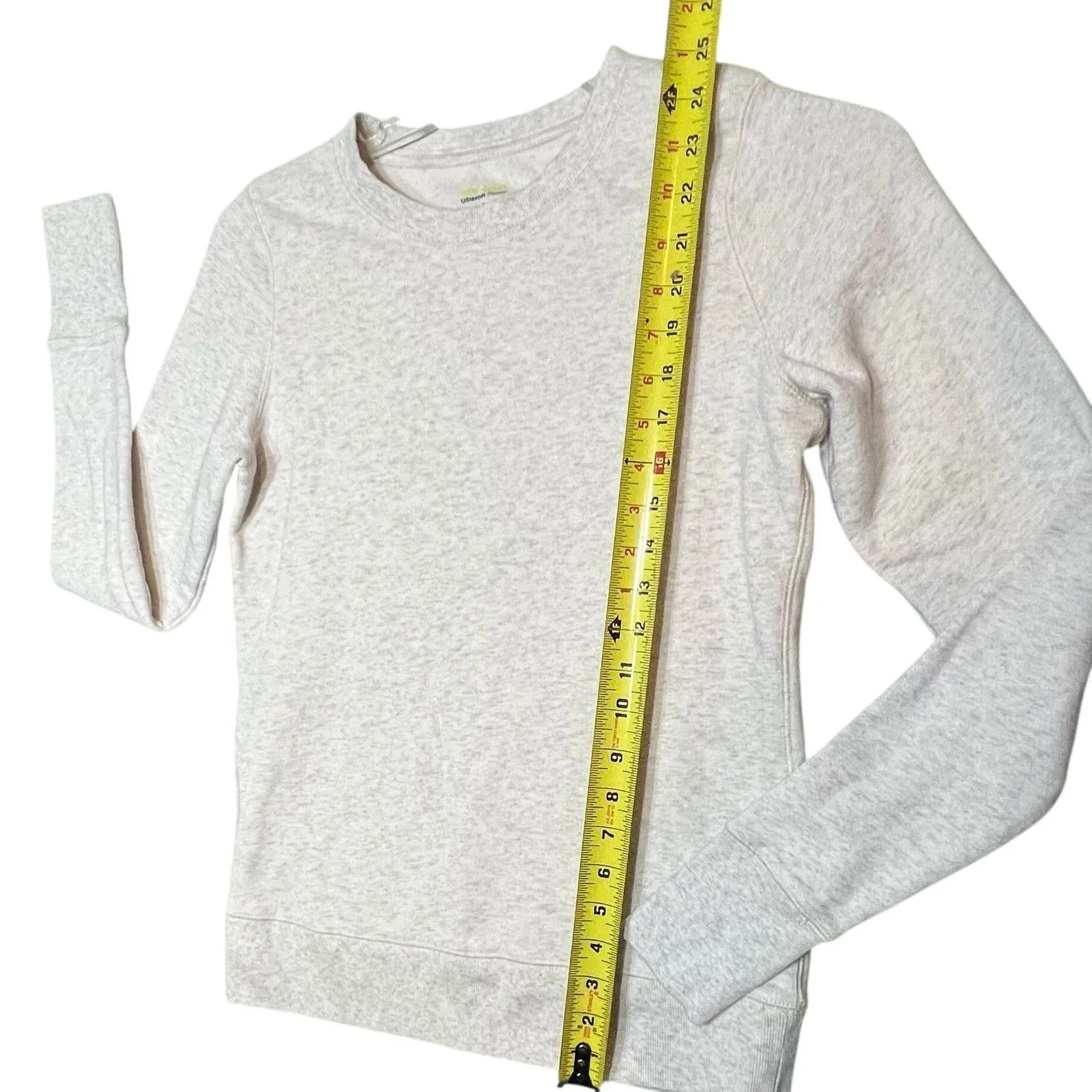 Tek Gear Sweatshirt Womens Small Gray Ultrasoft Fleece Crewneck Pullover Lounge - Image 6