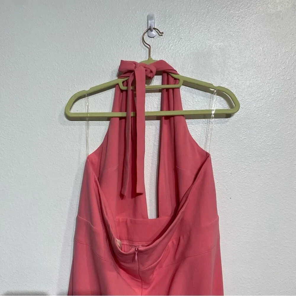 Clothing Obsessed Company Pink Curvy Fit Midi Halter Dress Sz 3XL NWT - Image 7