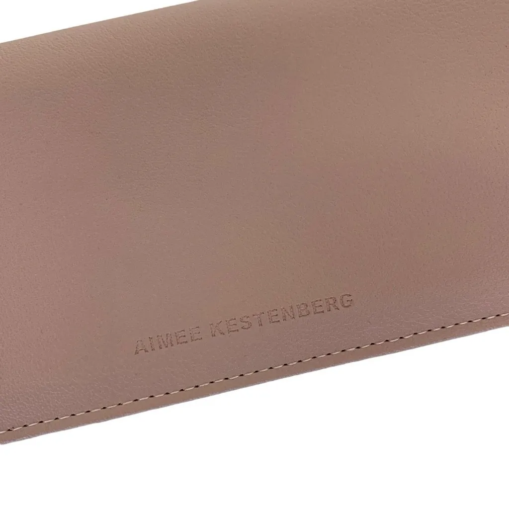 Aimee Kestenberg Wallet Pink Leather‎ Modern Chic Accessory - Image 2