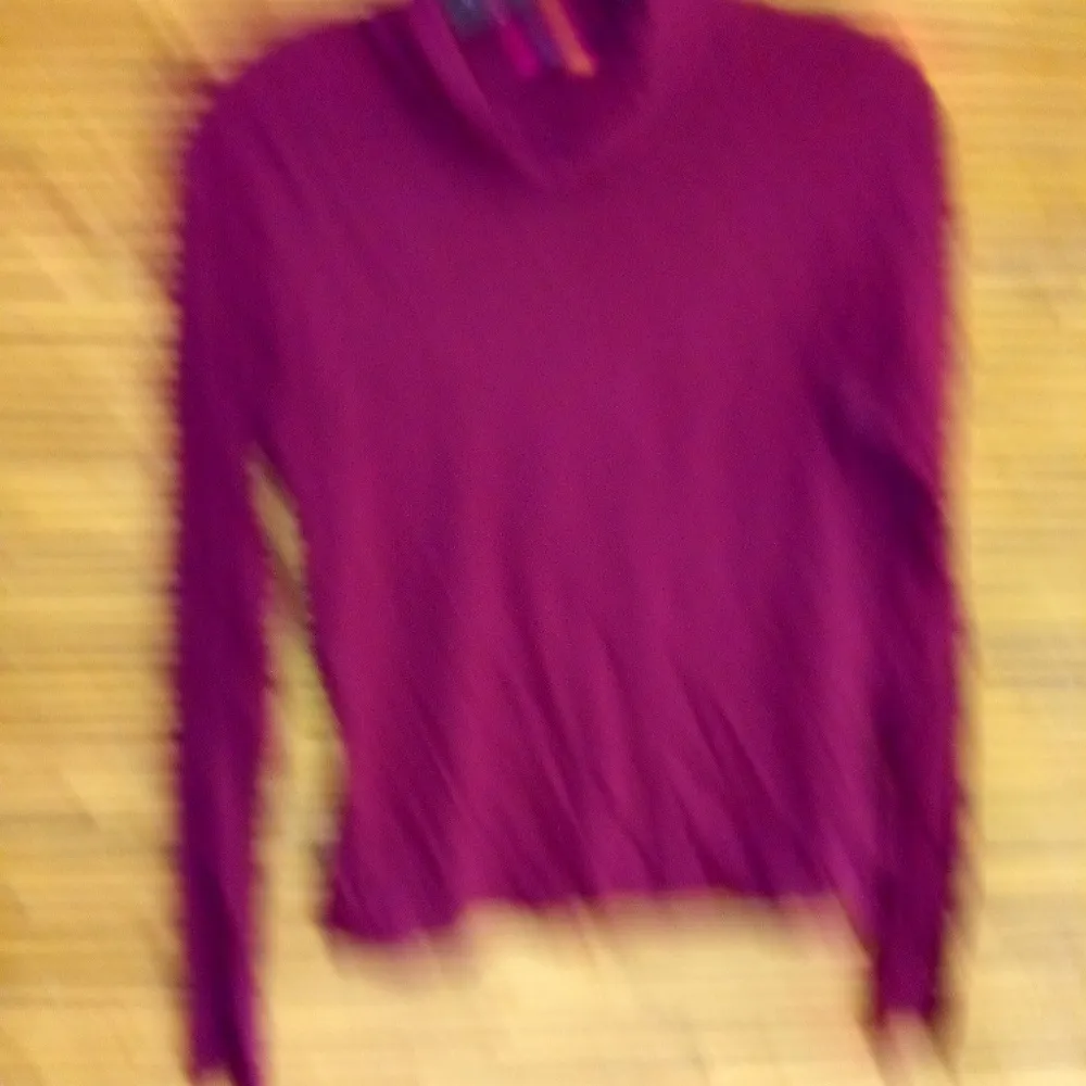 SO M Wine Turtle Neck Top - Image 4
