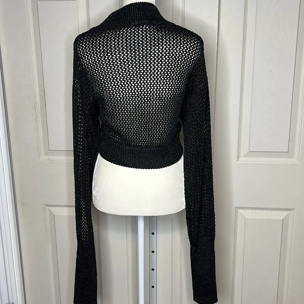 Mustard Seed Open Knit Ballero Cardigan - Image 2