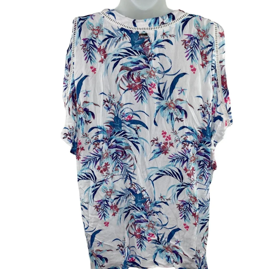 Raisins Juniors Paraiso Printed Samba Caftan Cover Up Size XL - Image 3