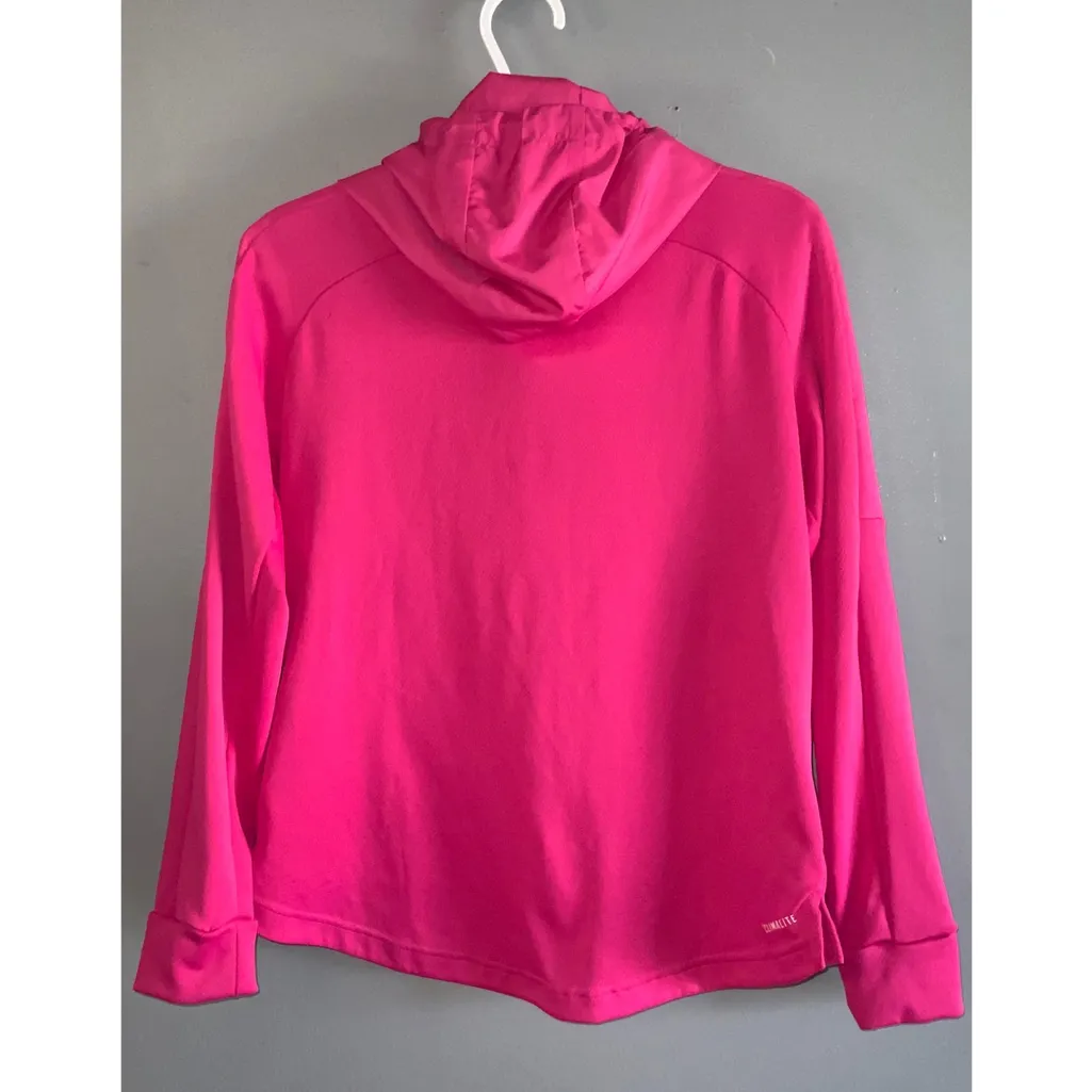Adidas Women’s Athletic Team Issue Lite Hoodie, Real Magenta, Hot Pink  XS - Image 3