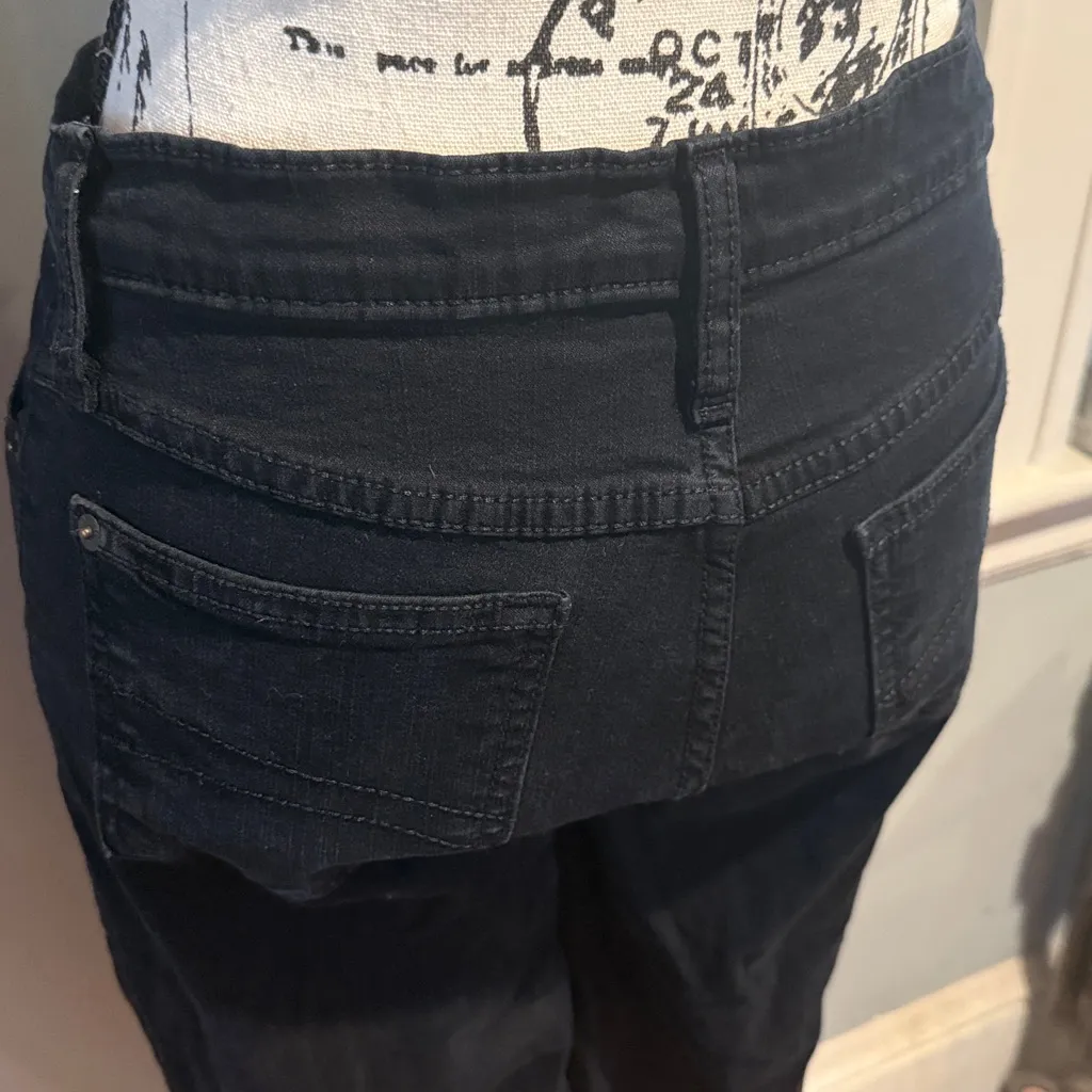 Second Yoga Jeans Black Denim Stretch Jeans (25) - Image 6