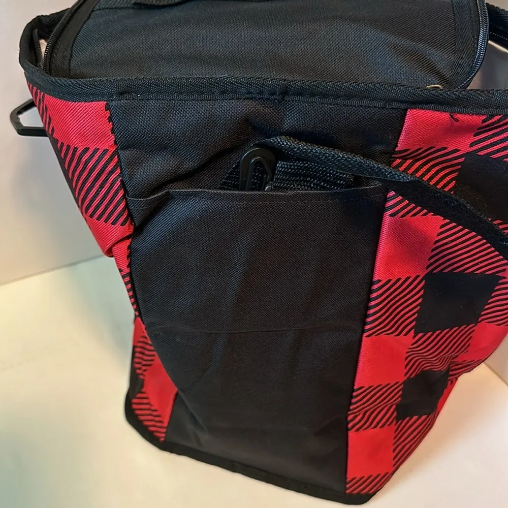 Bogg BRR And A Half Buffalo Plaid Cooler Insert Red - Image 5