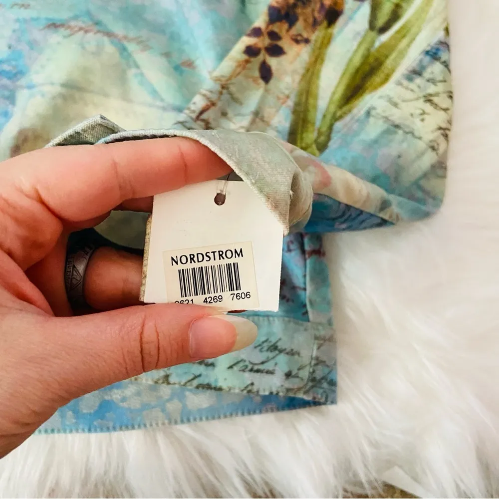 Vintage y2k Nordstrom Impulse Italy elegant button up lightweight jacket - Image 4