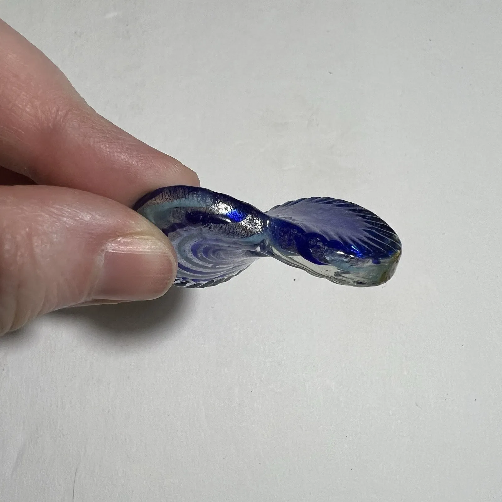 Blue Moon Beads Bead Bazaar Heart Necklace Pendant Murano Style Hand Blown Glass - Image 2