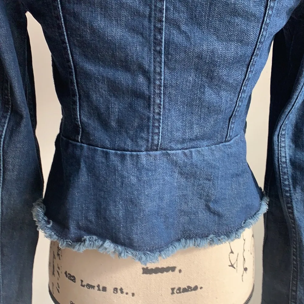 Banana Republic Crop Denim Jacket - Image 9