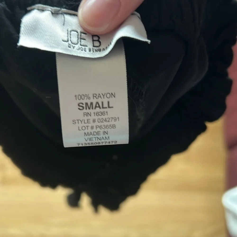 Joe B by Joe Benbasset Black Tie Waist Paper Bag Pants - Image 5