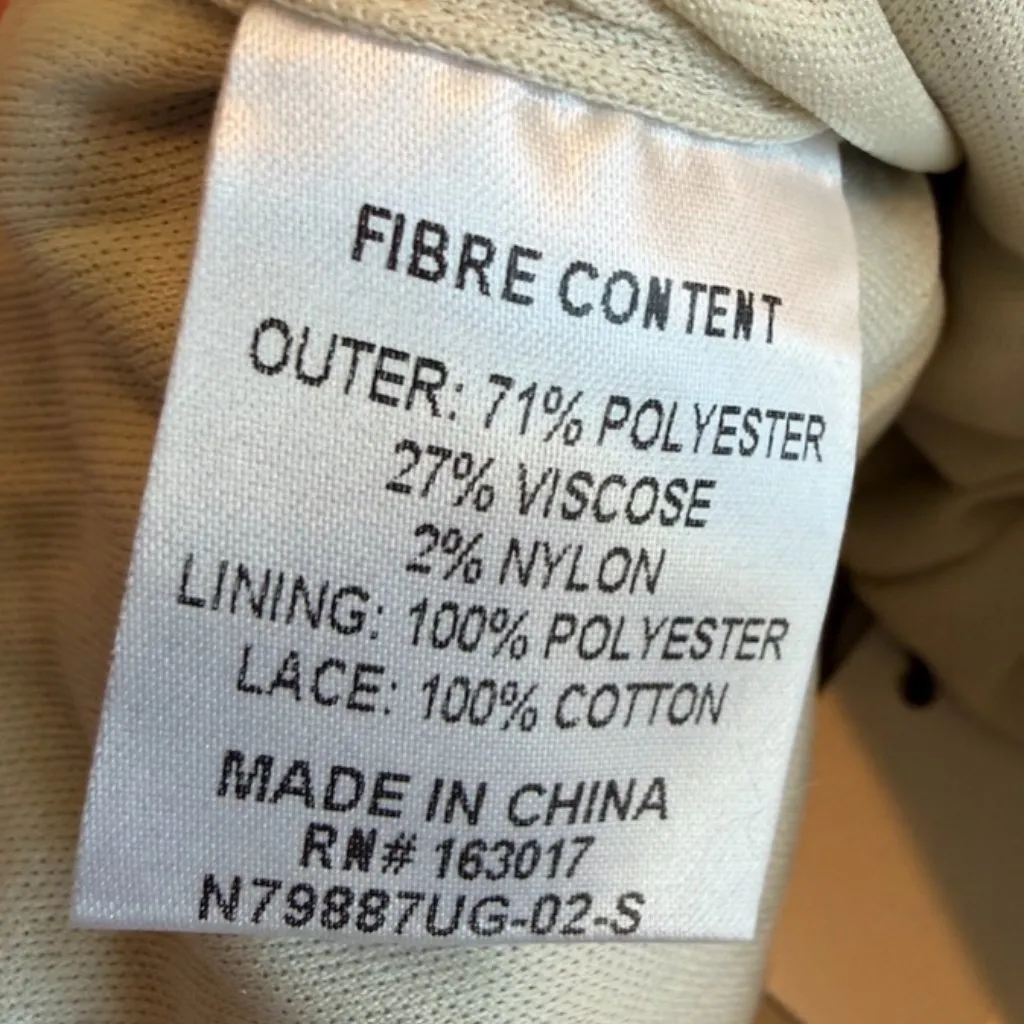 Princess Polly Jacquard Floral Lace Crop Top Shirt Corset Renaissance Size 4 NWT - Image 10