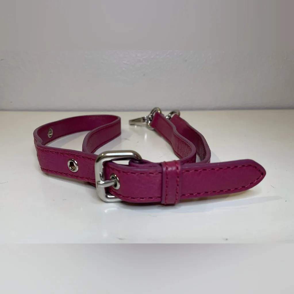Marc‎ Jacobs Pink Replacement Strap Adjustable with Handle Silver Hardware - Image 5
