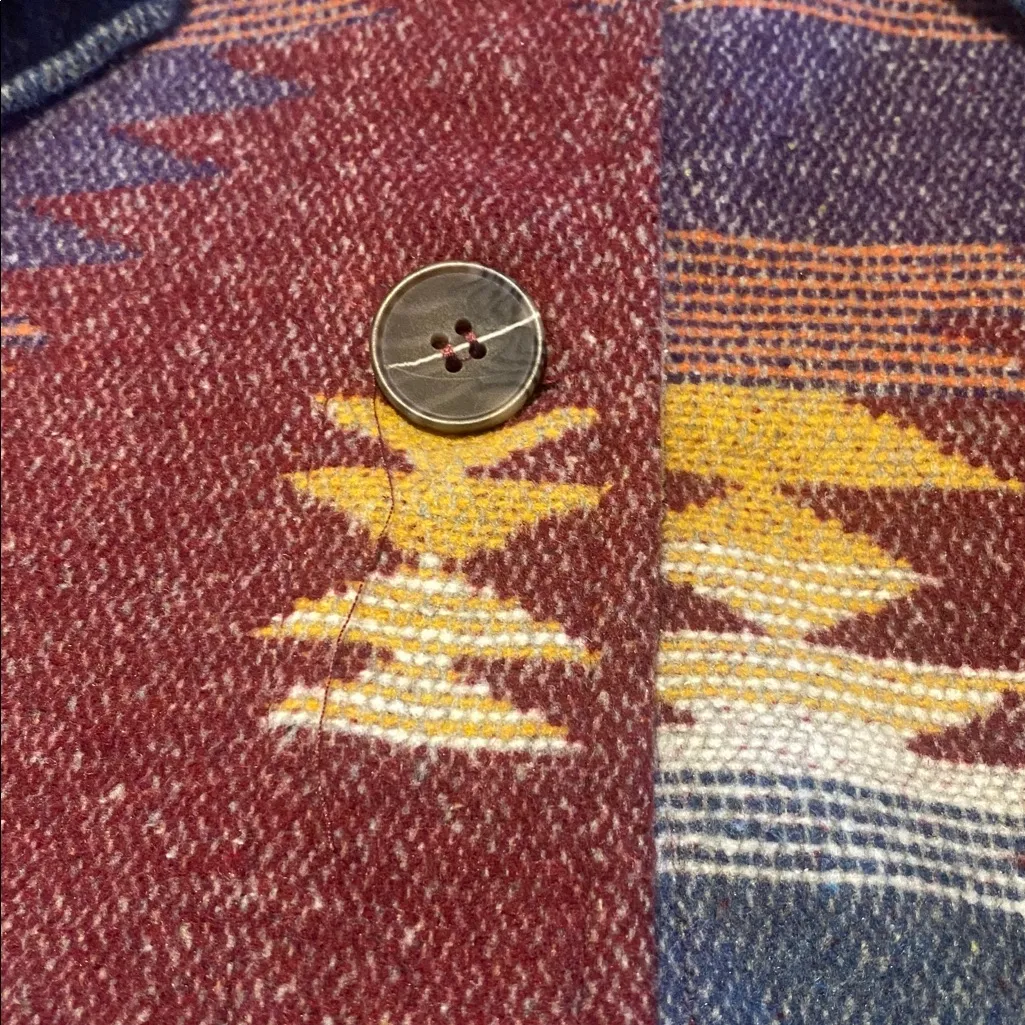 JODIFL  Aztec South Western Blanket Shacket SMALL - Image 2