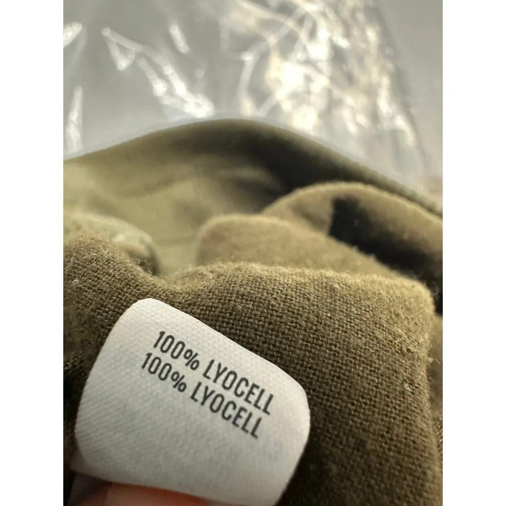 Aerie Green Cargo Joggers Women Large Drawstring Lyocell Grunge Gorpcore Pockets - Image 7