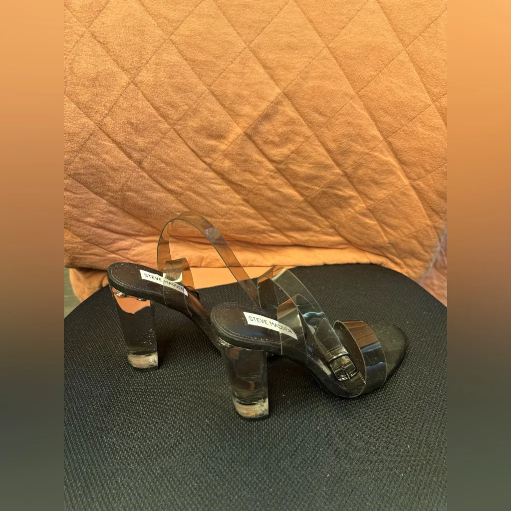 Steve Madden Black Strappy Heels - Image 3