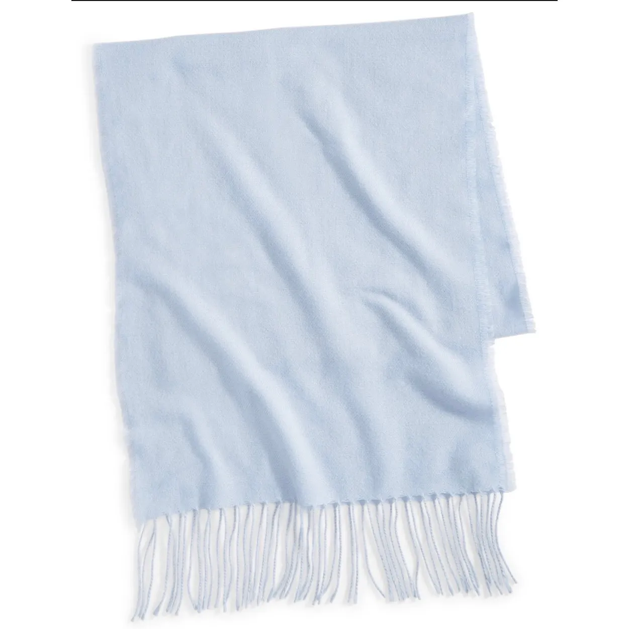 Brand New Style & Co Women's Size OS Light Blue Scarf & Wrap Fringe - Image 2