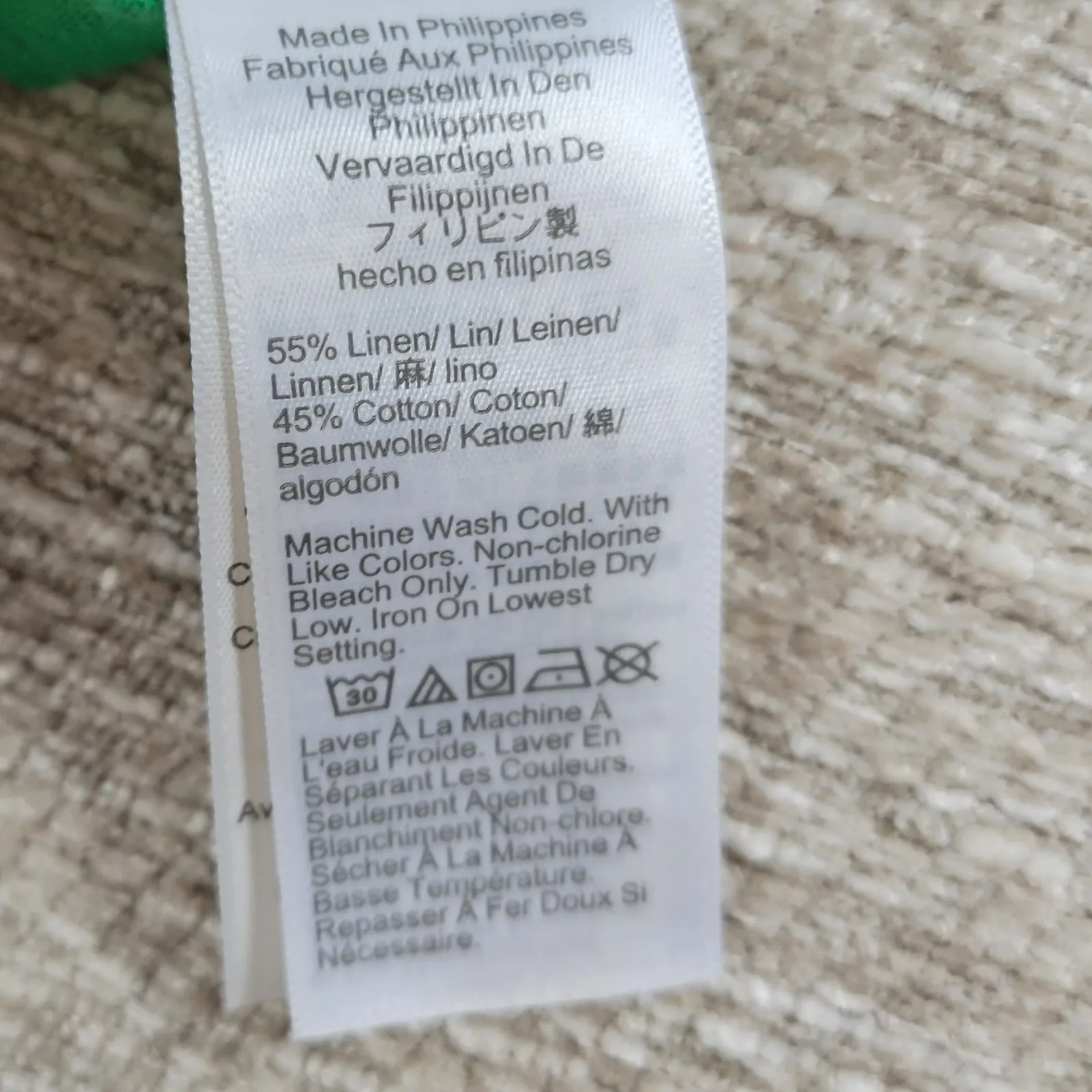 J Crew Scalloped Shorts Womens Size 2 Kelly Green Linen Blend Casual Summer - Image 7