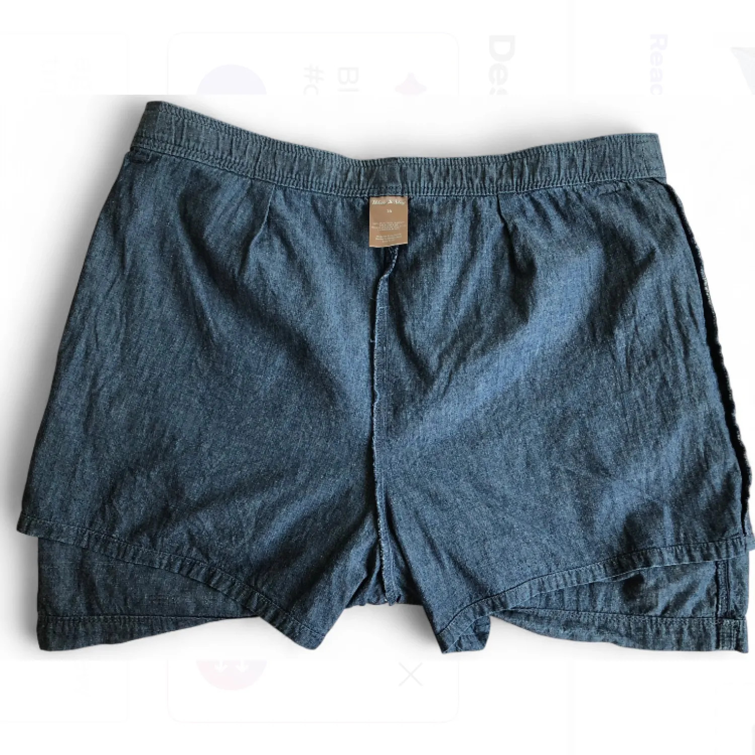 White Stag Skirt Women's Size 16 Blue Adjustable Waist Casual - Image 8