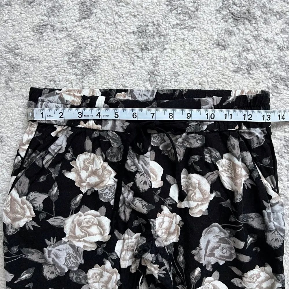 Artizia Talula Rose Jogger Lightweight Pants Feminine Floral Neutral Sz Small - Image 11