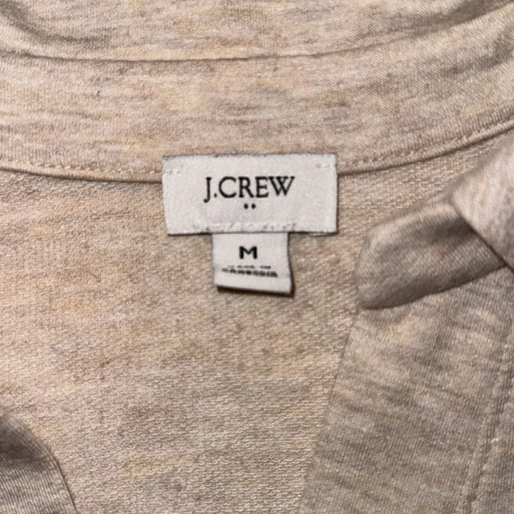 Women's JCrew Soft Terry Polo Top, Size Medium - Image 5