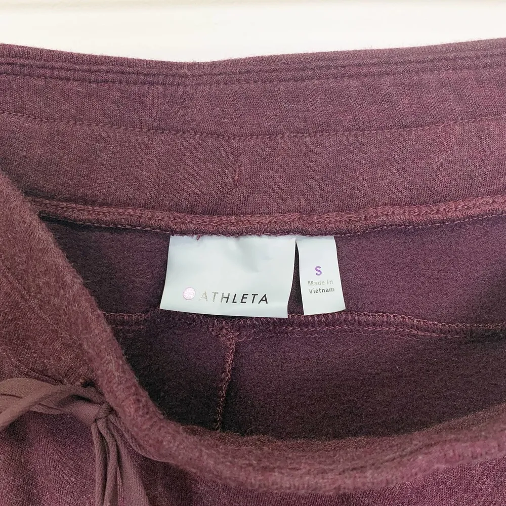 Athleta  Maroon Joggers S - Image 5