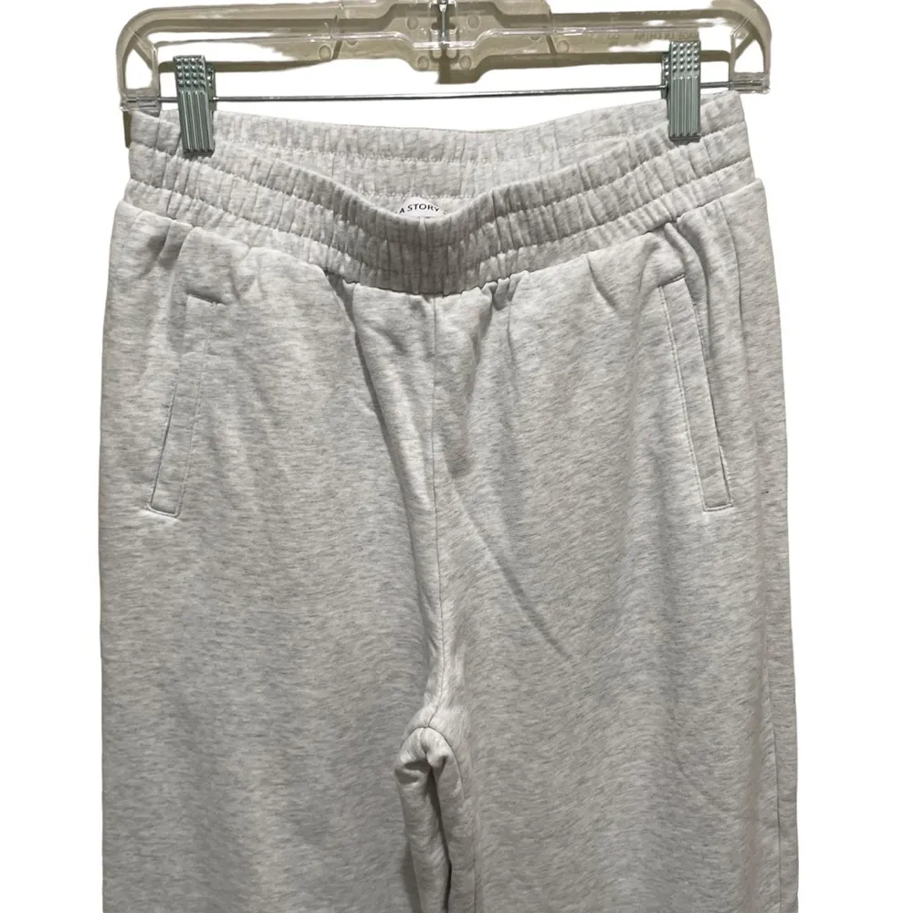Krass&co Abela Story +  Rise Up Wide Leg Sweatpants Light Grey Size Medium - Image 4