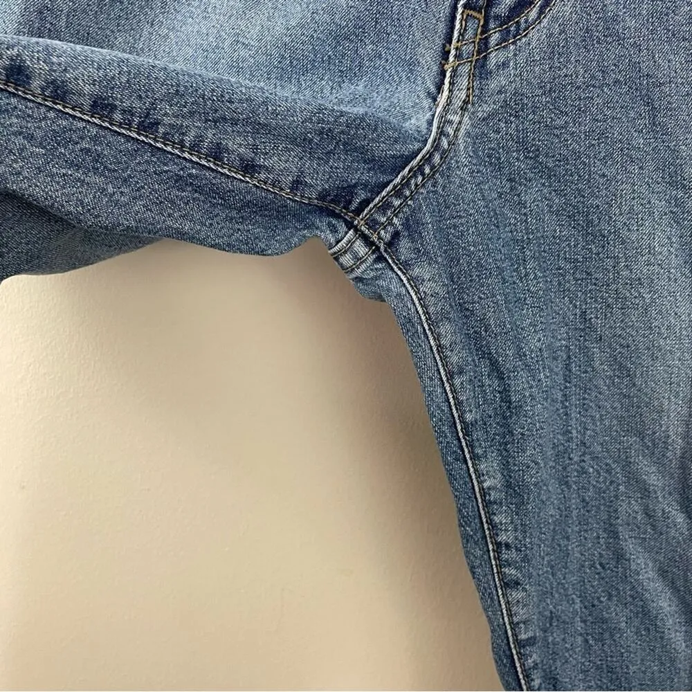 Vintage Y2K  Low Rise Flare all cotton Made in USA jeans womens 10 28 - Image 3