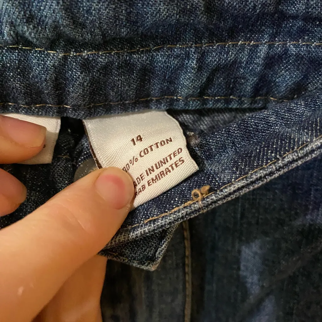 Kim Rogers Blue Denim Skirt - Image 5