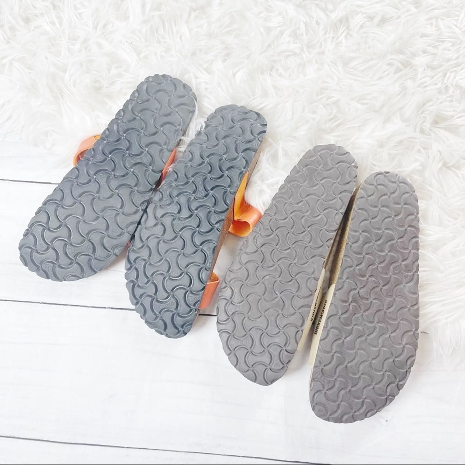 Birkenstock‎ Women's Orange Leather Sandal Bundle Size 42 - Image 2