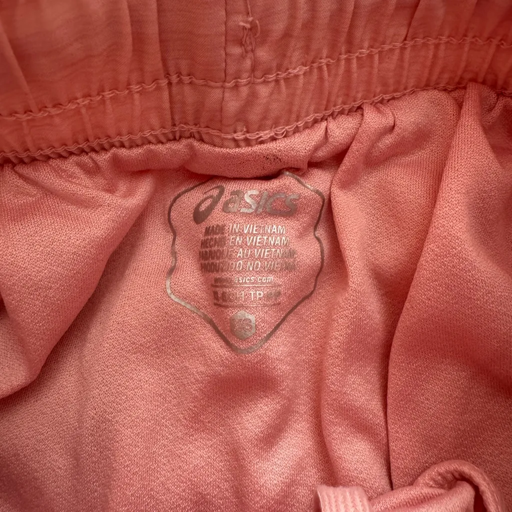 Asics Women's Light Pink Athletic Shorts - Image 4