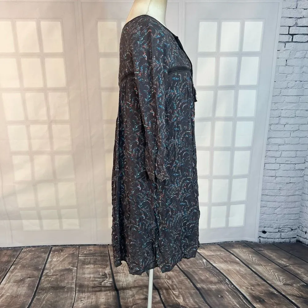 Ba & sh nwt robe esra long sleeve bohemian floral print peasant dress size 1 or - Image 7