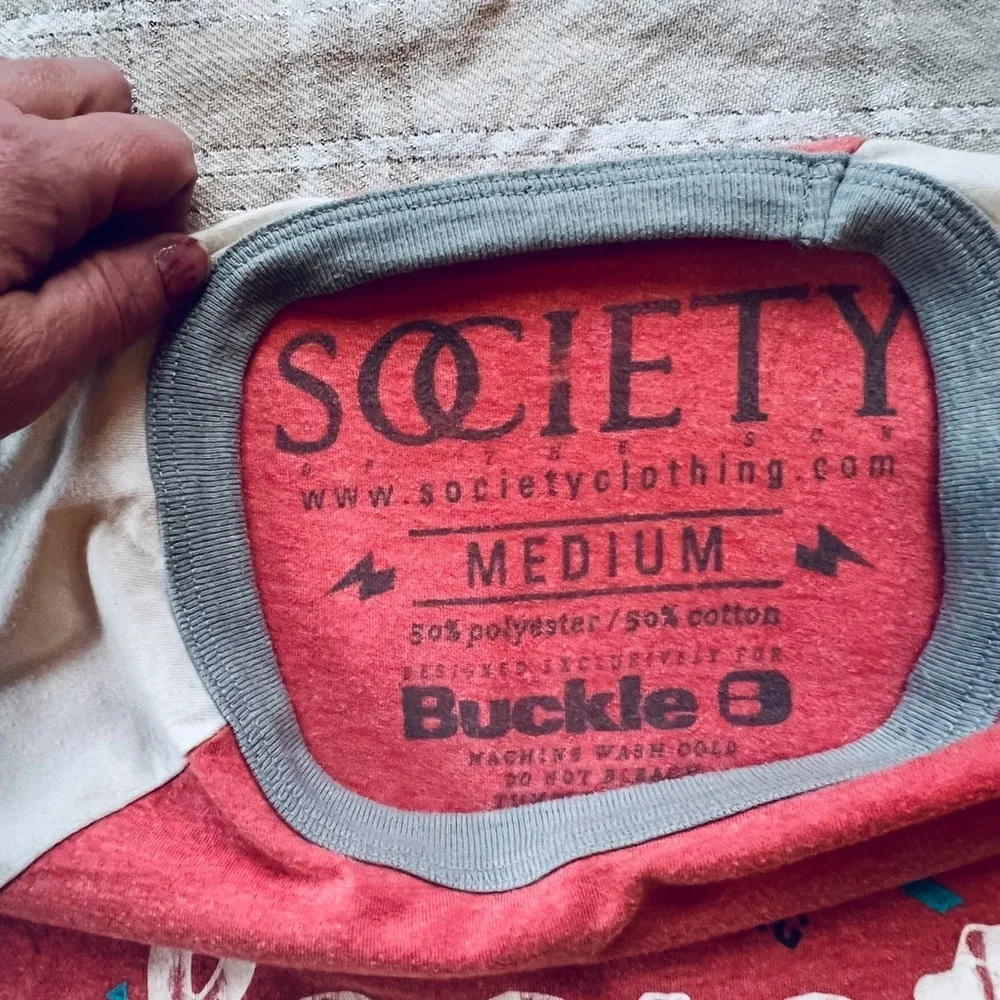 Society by buckle shirt Med - Image 2