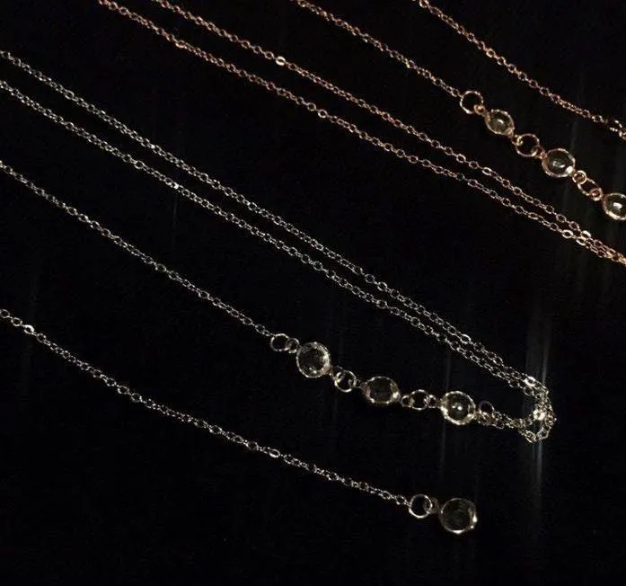 Sexy Back Rhinestone Pendant - Gold! - Image 2