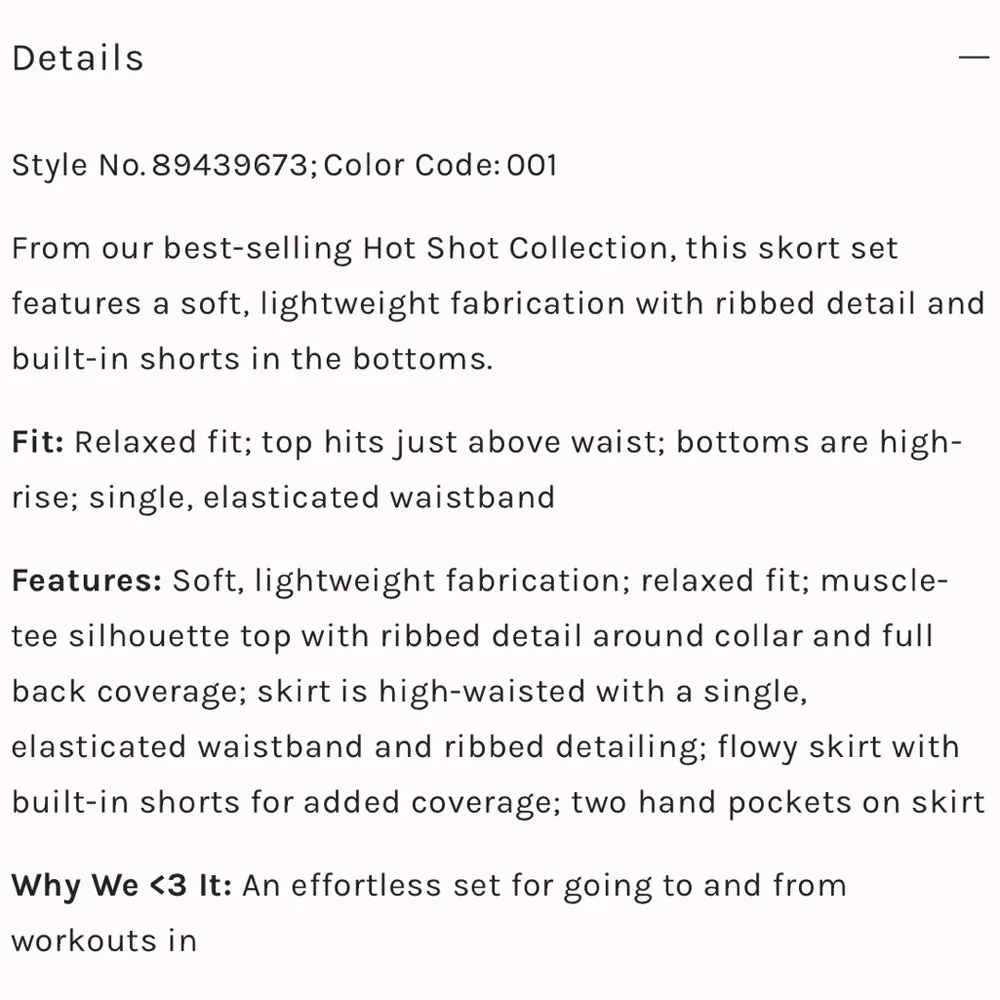 NEW!  MOVEMENT HOT SHOT Skort Set WHITE L Skirt Shorts Crop Muscle T - Image 11