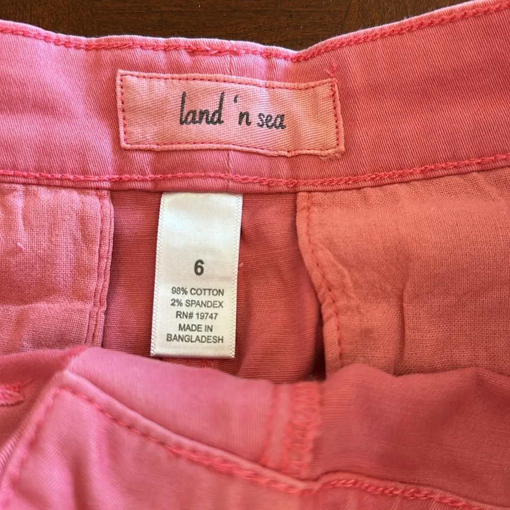 Women's raspberry denim five pockets Shorts Pink Size 6 - Image 6