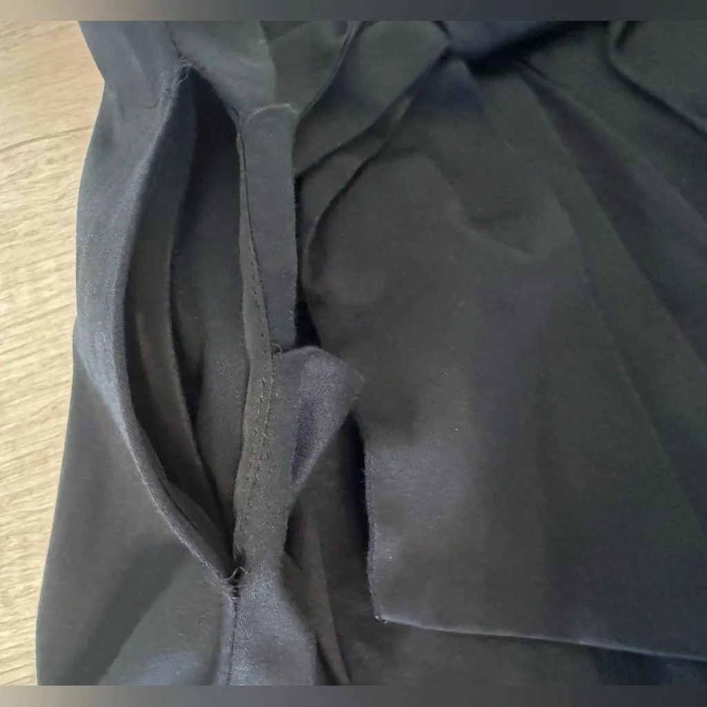 Kate Spade Jillian Black Bow Waist A Line Dress Cocktail LBD *NO TAG FLAW* READ - Image 5