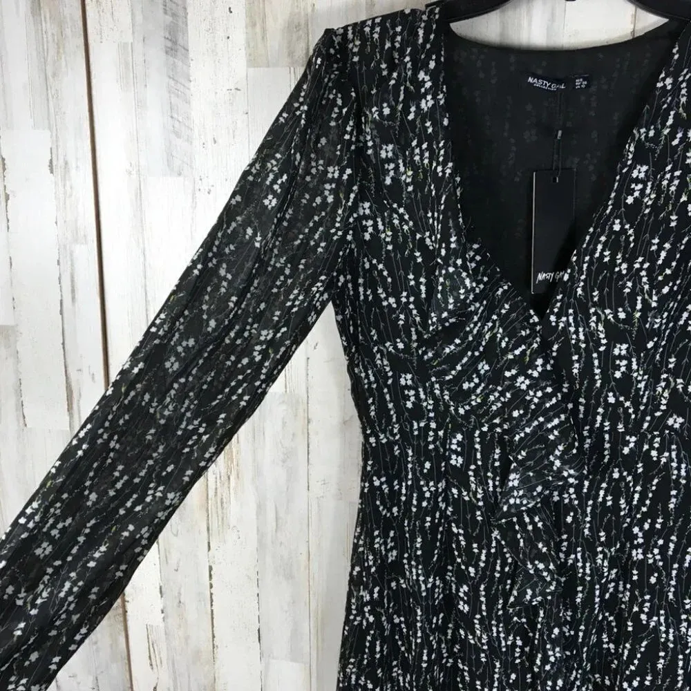 Nasty Gal Don’t Ruffle My Flowers Midi Dress NWT - Image 8