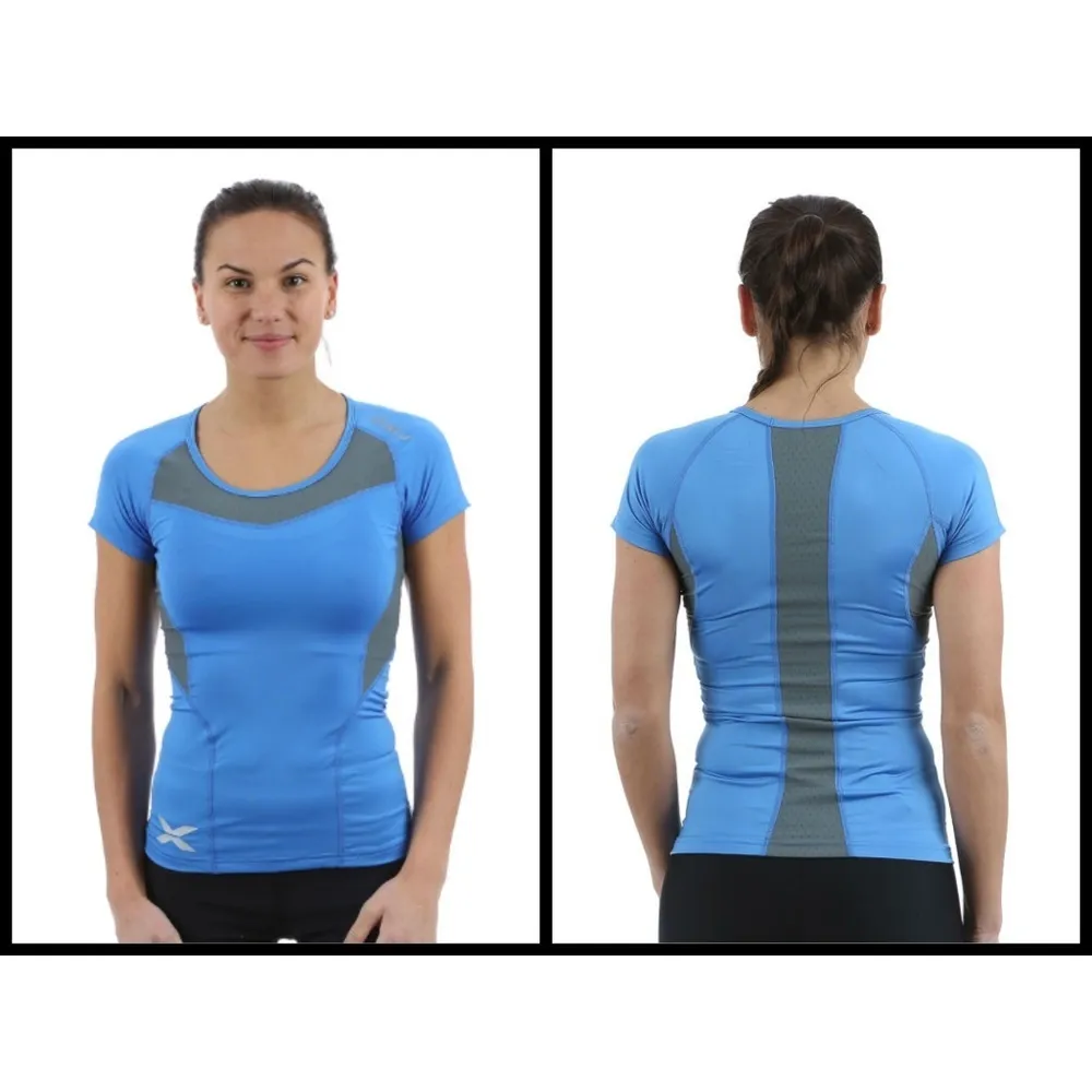 💕2XU💕 Short Sleeve Compression Top ~ Blue Size M - Image 3