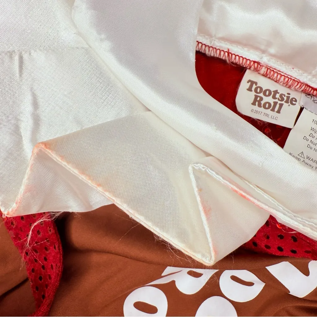 Rare hard to find tootsie roll Halloween costume dress with headband & purse 8 Brown - Image 10