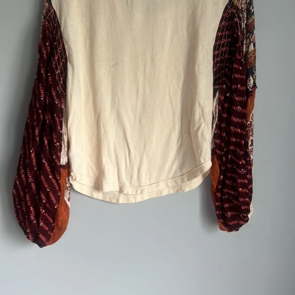 Free People Vintage Combo Light Magic Henley Blouse - Image 10