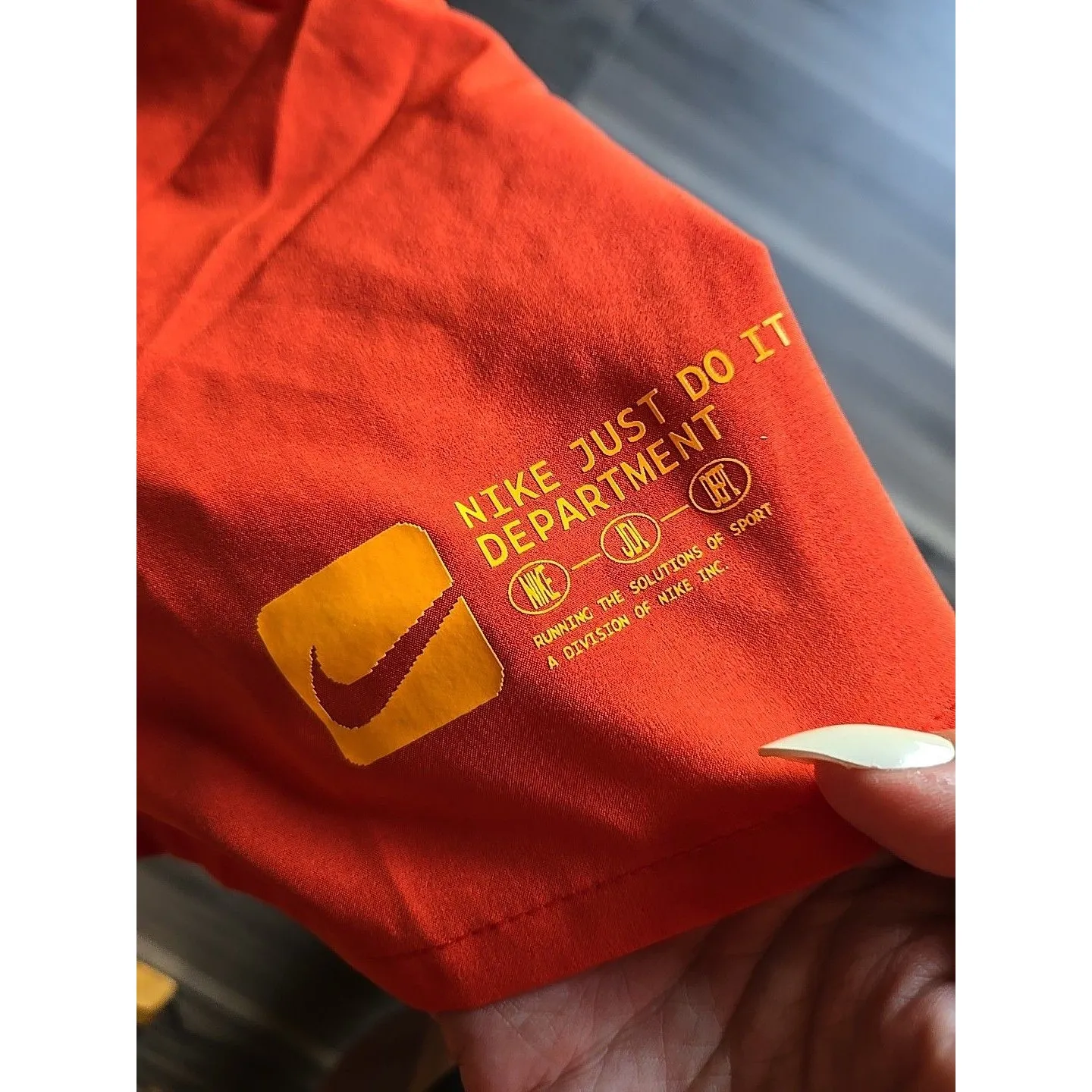 Nike Shorts Small Orange Unlimited 5" Versatile Running Unlined Dri Fit * - Image 3