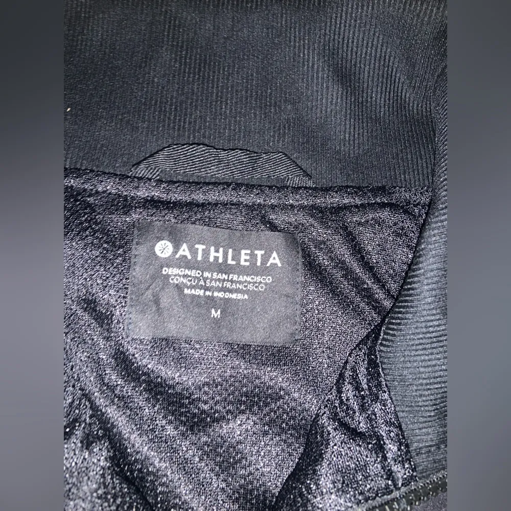 Athleta Brooklyn bomber jacket black || classic activewear spring workout casual - Image 7