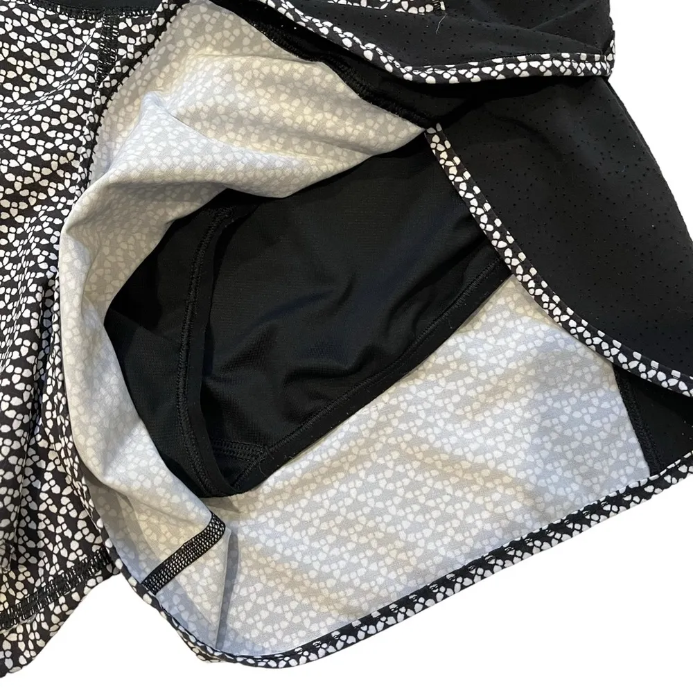 Lululemon Real Quick Short *Perforated 3.5" Swift Ulta Black White Size 4 - Image 10