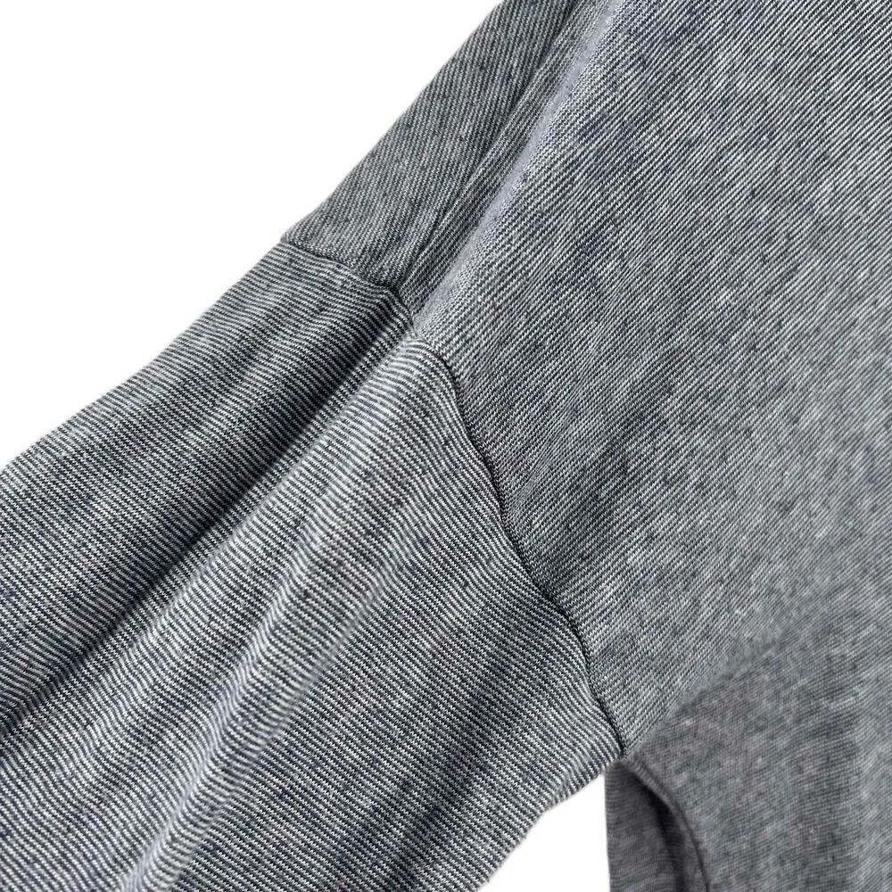 Caslon Blue Striped Sweatshirt Dress With Pockets Long Sleeve Round Neck XL - Image 3