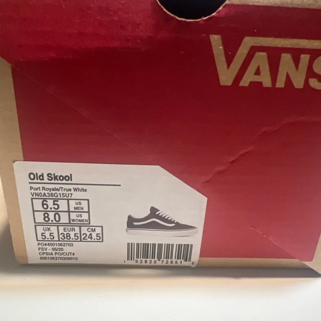 Vans Old Skool-Size 8 Women’s/6.5 Men’s-Brand New in box - Image 6