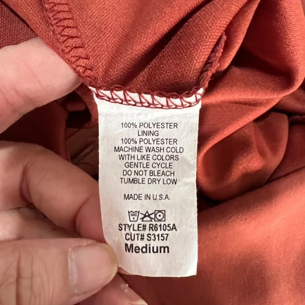 Sage Romper size M Burnt Orange - Image 5