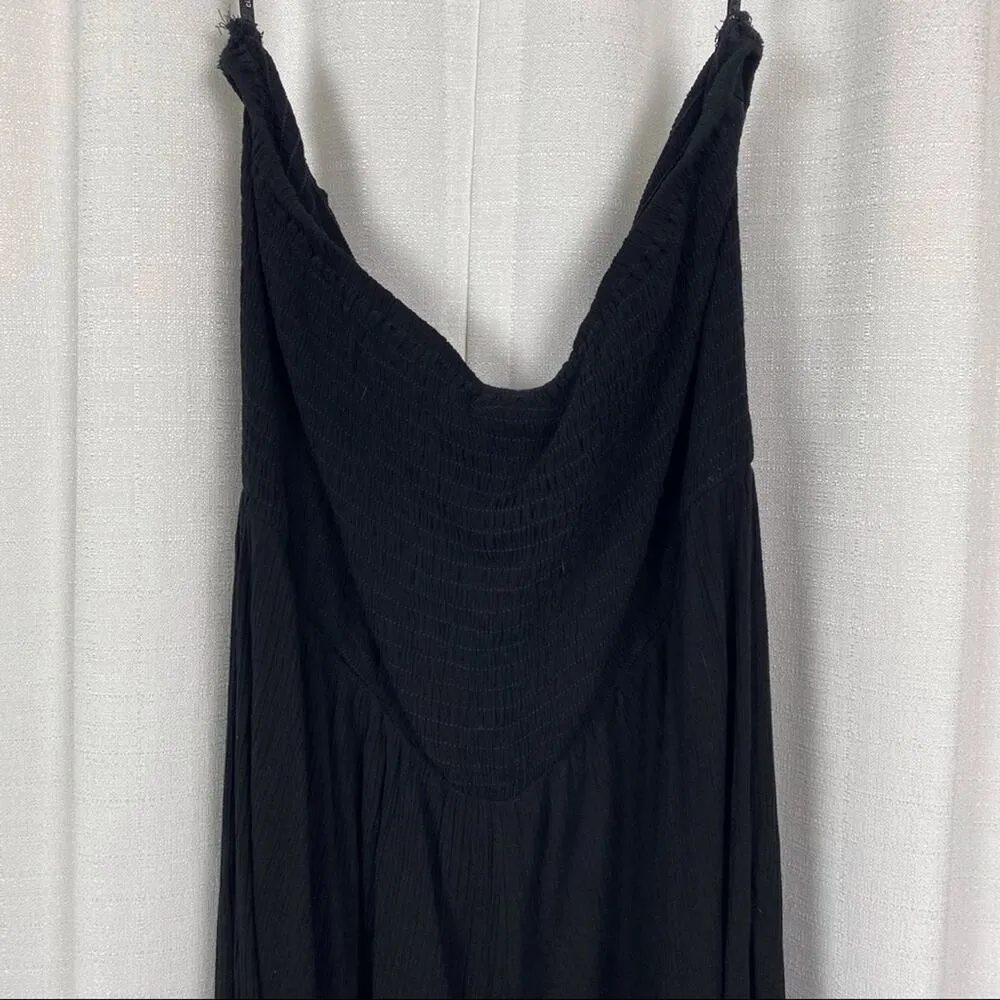 City Chic Black Smocked Halter Jumpsuit Sz.L(20) - Image 11