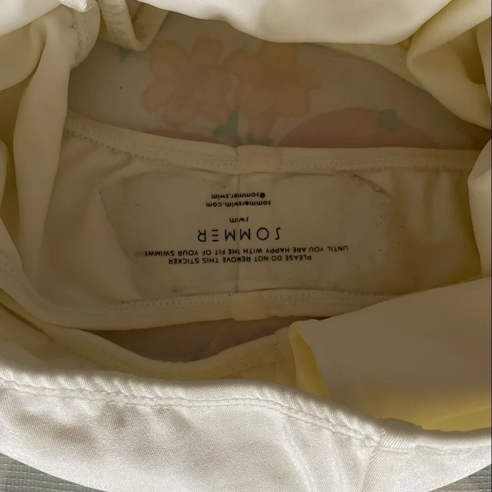 Sommer Stella Shoulder One Piece Reversible Swimsuit Avorio Ivory White XS NWT - Image 6