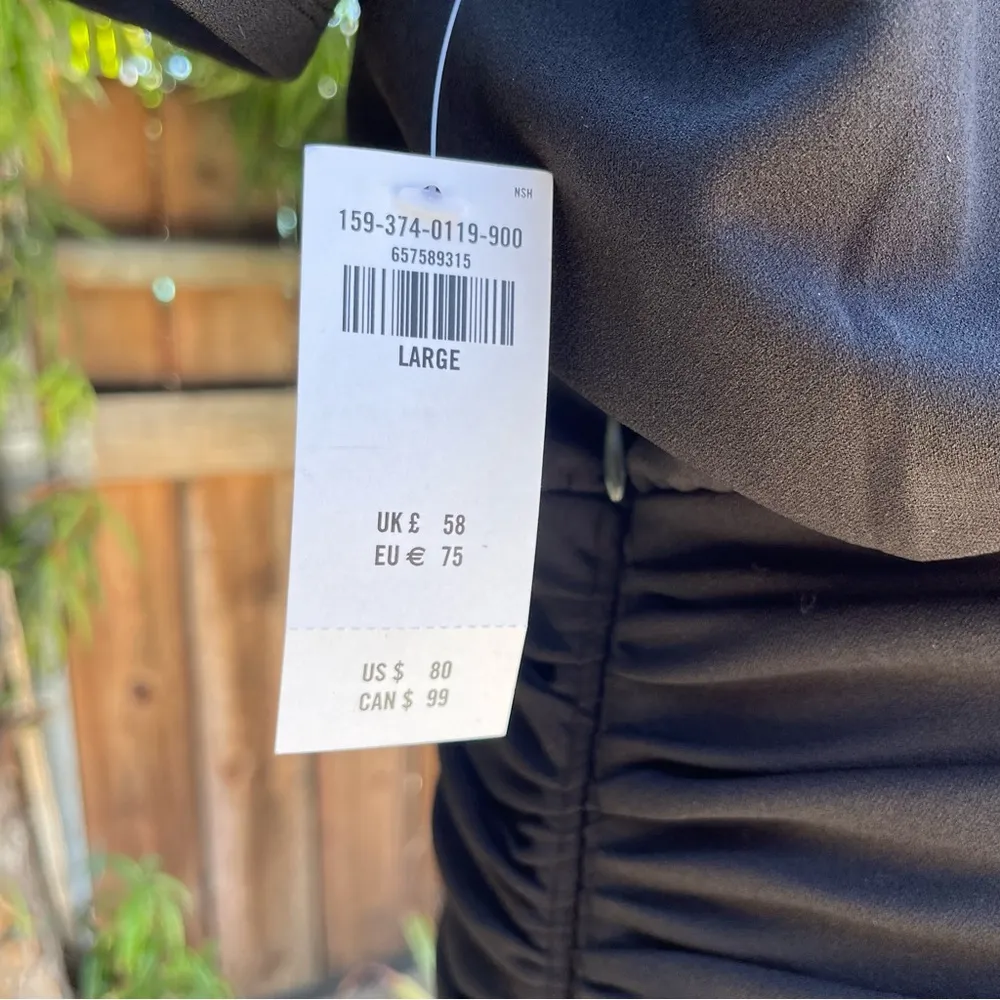 Abercrombie Ruched Knit Mini Dress size L - Image 6