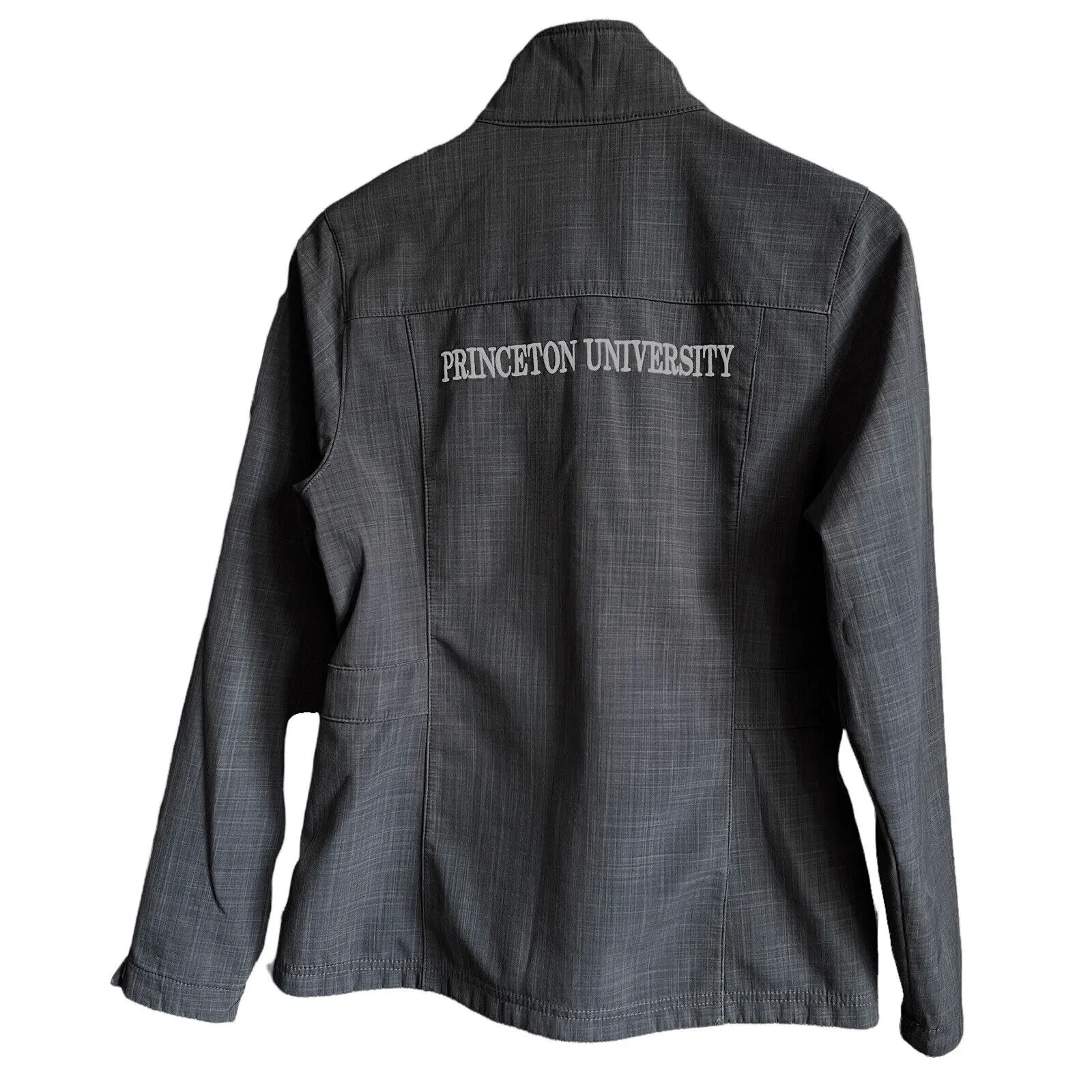 Eddie Bauer  Shaded Crosshatch Soft Shell Jacket Princeton Gray Medium - Image 6